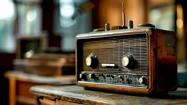 Radio tuning dial showing clear signal vs static noise