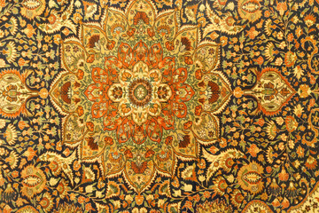 Details of hand woven carpets