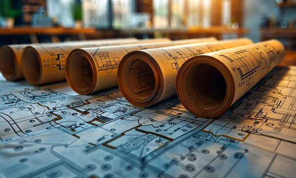 Architectural Blueprint Design Plans