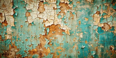 Grunge texture background with distressed, cracked paint surfaces , grunge, texture, background, distressed, weathered, cracked paint