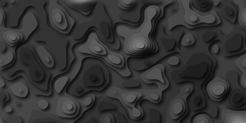 3D Stylized topographic contour map. Geography scheme and terrain. Topography grid map. Contour map background. Geographic line mountain relief. Abstract lines or wavy backdrop background.	