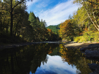 lake in autumn