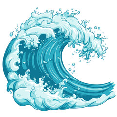 Sea waves sketch. Storm wave, vintage tide and ocean beach storms hand drawn vector illustration set