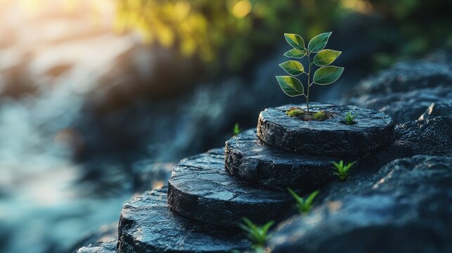 Business plan roadmap with milestones and goals, concept of business growth strategy