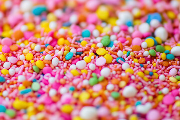 Fun in Baking: Multicolored Sprinkles as Creative Bakery Toppings