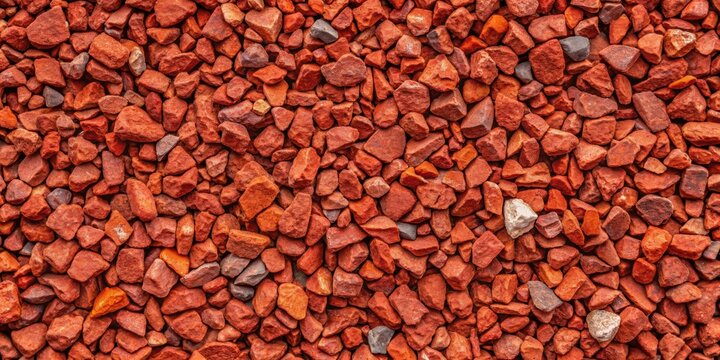 Background texture of red crushed brick