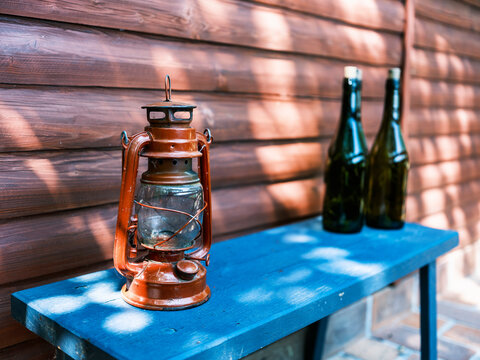 Vintage oil lamp