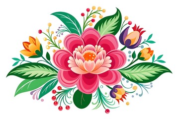 Floral botanical flowers vector floral flower