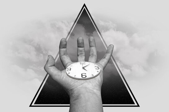 Clock in hand