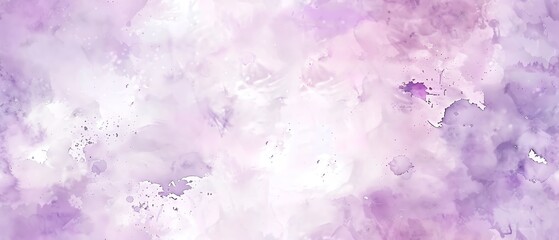 Fototapeta premium A gentle pastel lavender background with a watercolor wash