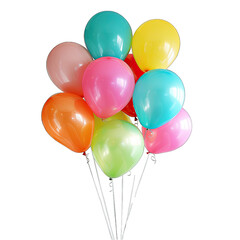 balloons isolated  on transparent background png