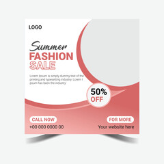 Obraz premium Social Media Fashion Design