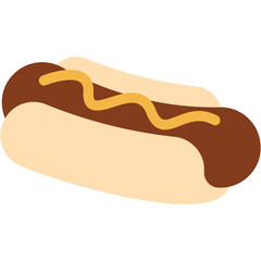 Hot Dog Illustration