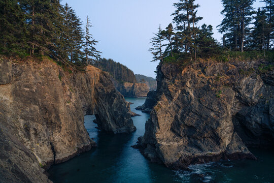 Blue Hour at Samuel H. Boardman Scenic Corridor, Oregon