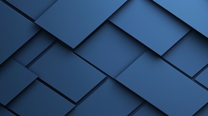 Fototapeta premium A blue background with squares of different sizes