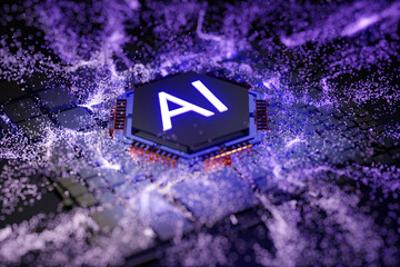 AI Processor with Dynamic Visual Effects