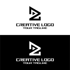 creative letter logo bz desain vektors