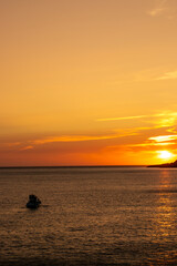 Fototapeta premium Sunset in the sea