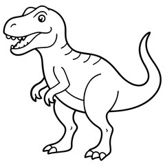 Tyrannosaurus Rex protecting its territory