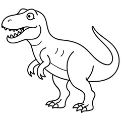 Tyrannosaurus Rex protecting its territory