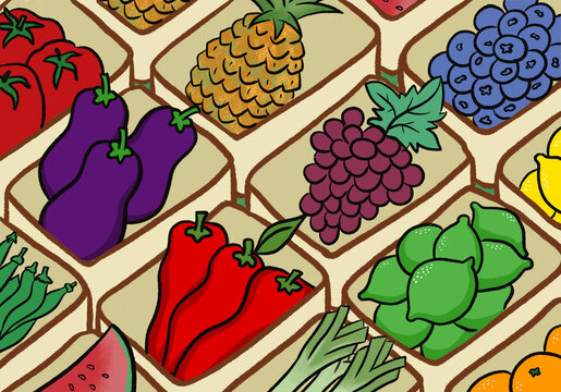 Fruit produce.