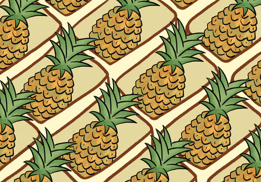Pineapple background