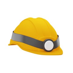 Safety Helmet 3D Icon, Labour day 3d icon