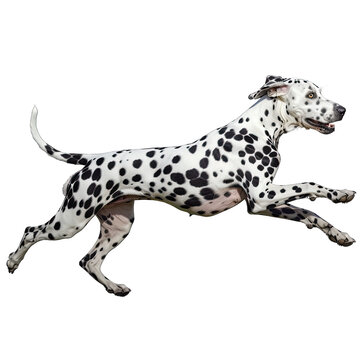 dalmatian dog isolated on transparent background png