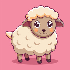 Cute Woolly Sheep Design