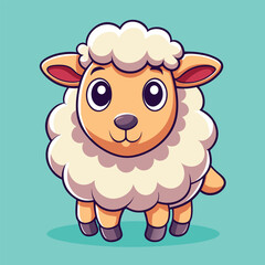 Cute Woolly Sheep Design