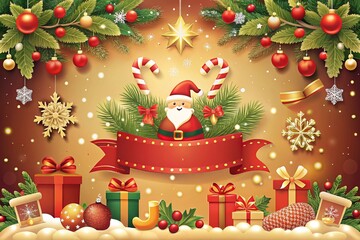 christmas tree and gifts