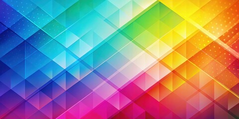 Obraz premium Abstract colorful presentation background with geometric shapes and gradients, abstract, colorful, presentation, background