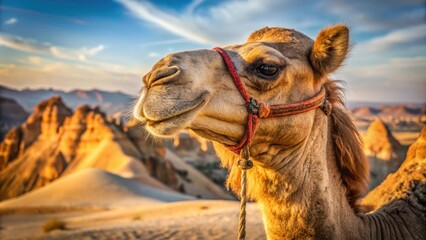 Close-up of a camel in Turkey's desert landscape, camel, Turkey, desert, wildlife, animal, travel, tourism