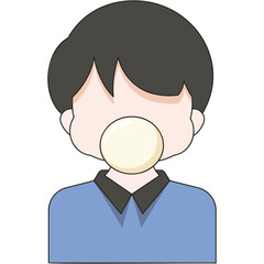 Chew Gum Sticker
