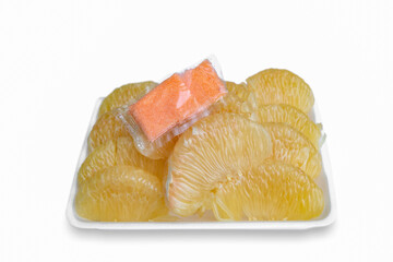 Pummelo, Yellow, Bright, Citrus Fruit, Close-up