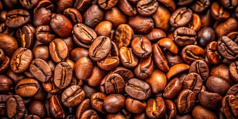 Fototapeta premium Coffee beans background with rich, earthy tones and textures, coffee, beans, background, texture, brown, aroma, caffeine