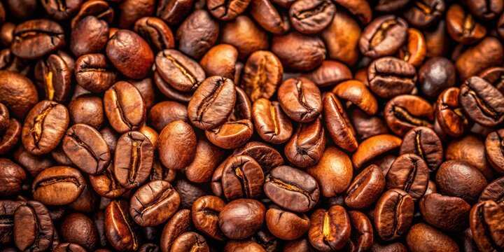 Coffee beans background with rich, earthy tones and textures, coffee, beans, background, texture, brown, aroma, caffeine