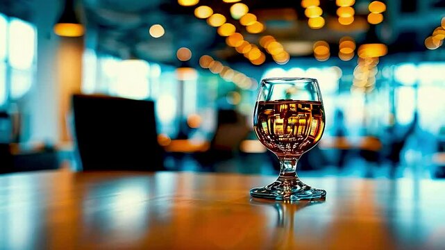 a glass of wine