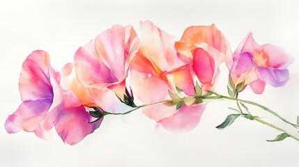 Obraz premium bouquet of pink lilies