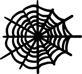 Obraz premium spiderweb halloween illustration