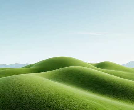Amazing spring colorful landscape.