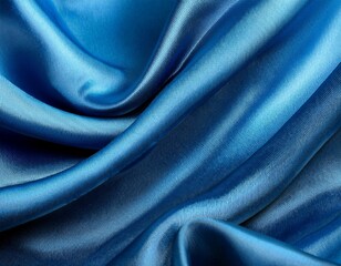 blue velvet drapery with a smooth, shiny texture, perfect for elegant fashion and romantic decoration