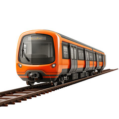Naklejka premium metro train png