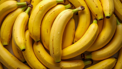 Close Up of Yellow Bananas.