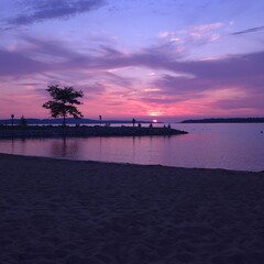 Purple sunset