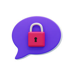 Bubble Chat 3D Icon
