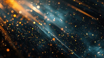 Obraz premium A vibrant explosion of stars and cosmic elements filling the sky.