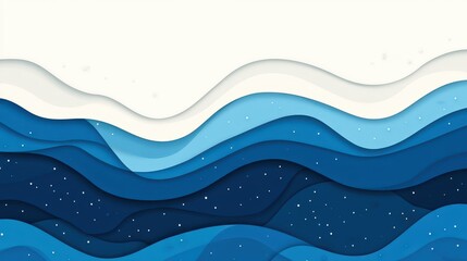 Enhance your visuals with a sleek blue wave banner, perfect for modern web designs and professional presentations.