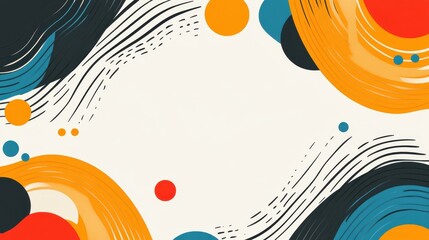 Obraz premium Discover a vibrant geometric pattern with flowing gradients, perfect for modern posters and eyecatching designs.