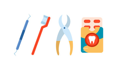 Oral hygiene products and cleaning tools logo